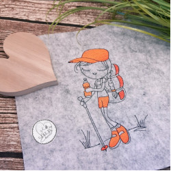 Stickdatei - Wandern Swirly Girls & Boys 10